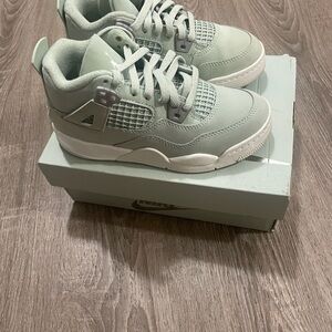 Jordan Kids Mint Green Low-Top Sneakers